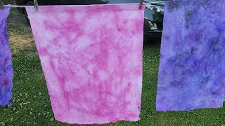 Flosstube Extra:  How I dye my Fabric