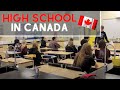 A day in the life of a canadian high school student