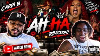 CARDI B - AH HA REACTION 🔥 SHE WENT CRAZY ON THIS!! 😳
