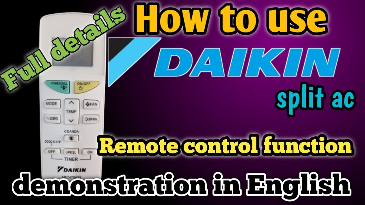 How To Use Daikin Ac Remote Control Function Demo In English YouTube how-to-use-daikin-ac-remote-control-function-demo-in-english-youtube