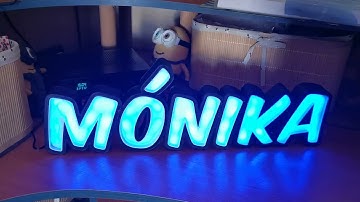 NAMELED MÓNIKA - LED LAMP WITH NAME