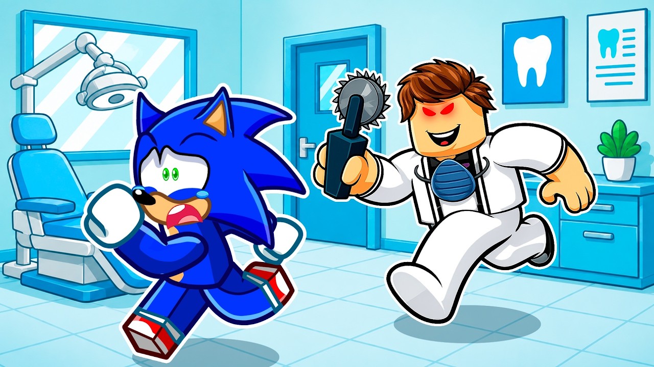 ESCAPA DEL DENTISTA MALVADO en Roblox...