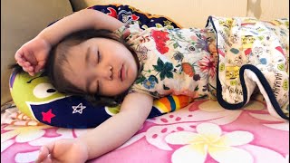 仲良し姉妹のお昼寝風景。【ゆうひなた】【モニタリング】