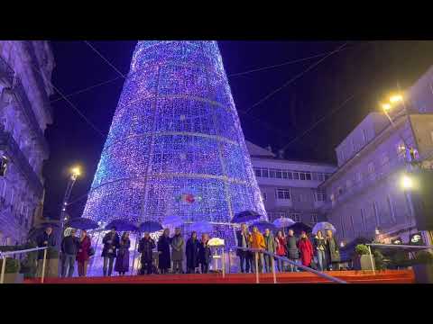 Así apagó Abel Caballero la Navidad de Vigo 2022/2023