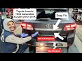 how to change Registration Lamp on Toyota Avensis 2015 #numberplate