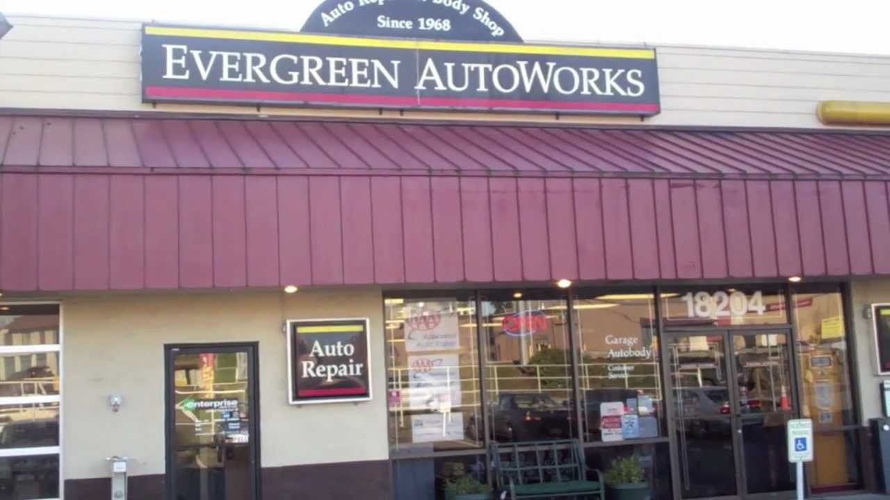 Evergreen Autoworks Body Shop Tour YouTube