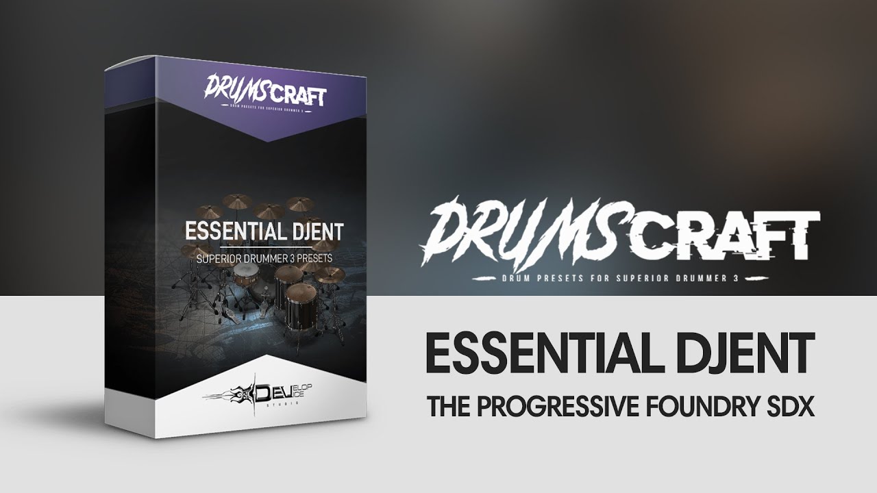 Superior Drummer 3 Preset Bundle for The Progressive Foundry SDX - 18 Presets - Sound Demo Video