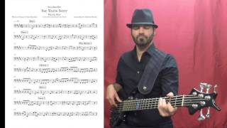 Sara Bareilles &quot;Say You&#39;re Sorry&quot; – Bass transcription as played on Kaleidoscope Heart