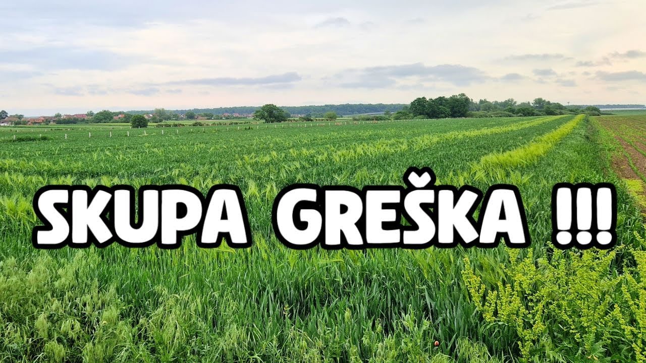 Napravio sam veliku grešku prilikom sjetve | Prskanje kukuruza zemljišnim herbicidom