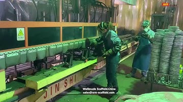 Ringlock Scaffolding 60mm Production Video-Wellmade China-Shoring System Heavy Shore