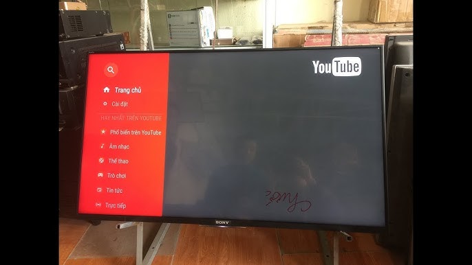 cách khắc phục tivi sony không vào được Youtube không vào được ...