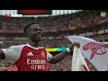 SAKA STRIKE AND A GYOKERES DOUBLE | HIGHLIGHTS | Arsenal vs Fulham (3-0) | Premier League