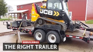 The Right Trailer to Haul Heavy Machinery