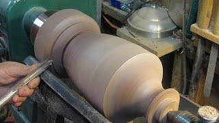 Woodturning a Walnut Table Lamp Part 1 of 2 for my aunt who asked for one years ago. Also my answer to Robbie the ...