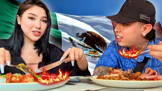 PROBANDO LA COMIDA MEXICANA CON AIDA 🔥🌶️ | WESTCOL