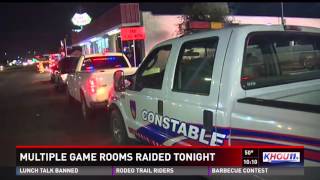 Multiple Game Rooms Raided in South Houston