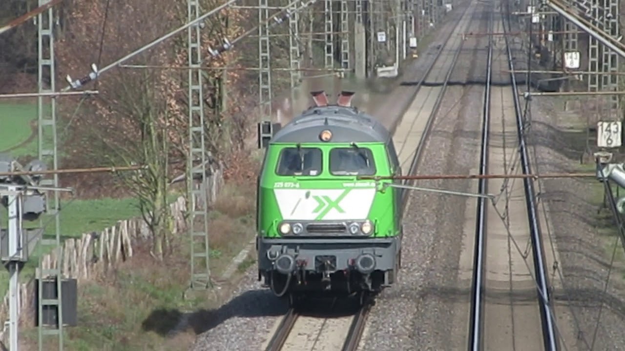 Aix Rail 225 073 LZ vom Werk Bremen in Richtung Ruhrgebiet