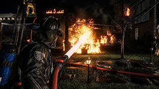 Firefighting Simulator Ignite | This House Fire Spread Fast! | 4K