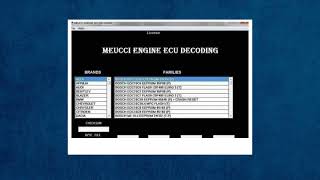 Meucci Engine ECU Decoding v3.1 software Reset Unlock Remove Turn OFF Immo CODE - instant download