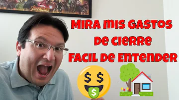 ¿Qué diferencia hay entre los gastos de cierre y el pago en efectivo?