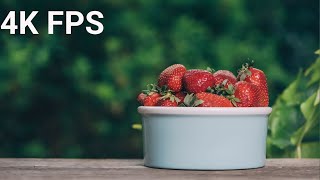 Strawberry 4k fruits video ।। non copy right free videoes ।।