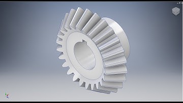 Học inventor cơ bản: Vẽ bánh răng côn bằng inventor
