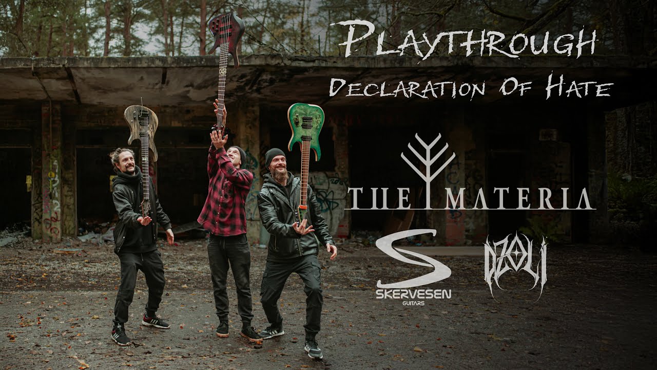 The Materia - Declaration Of Hate (GUITAR PLAYTHROUGH)