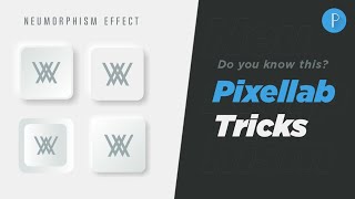 Neumorphism logo In Pixellab app | Pixellab tips and tricks 1 #artistworld #pixellab #tricks screenshot 4