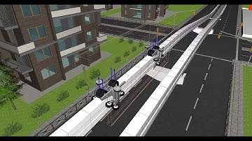 Universal Mechanism Monorail Train simulation