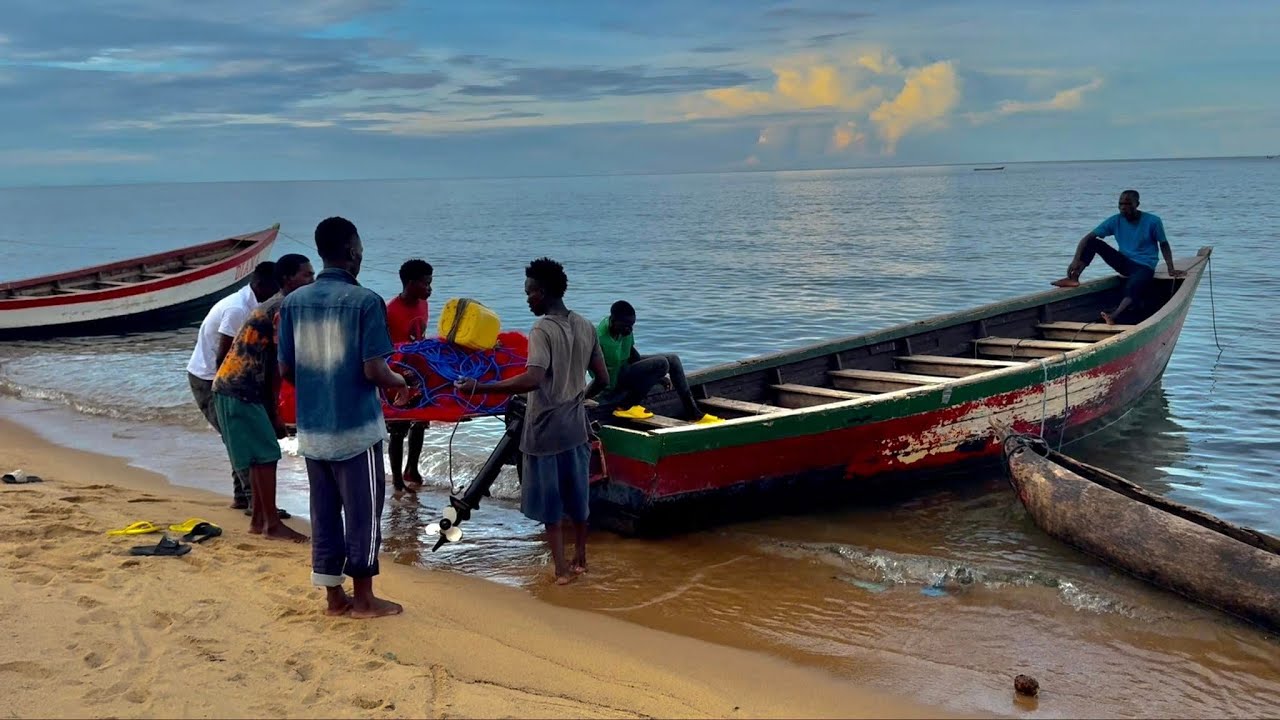 A Look At a Lake Malawi Fishing Port, Ngala, Malawi