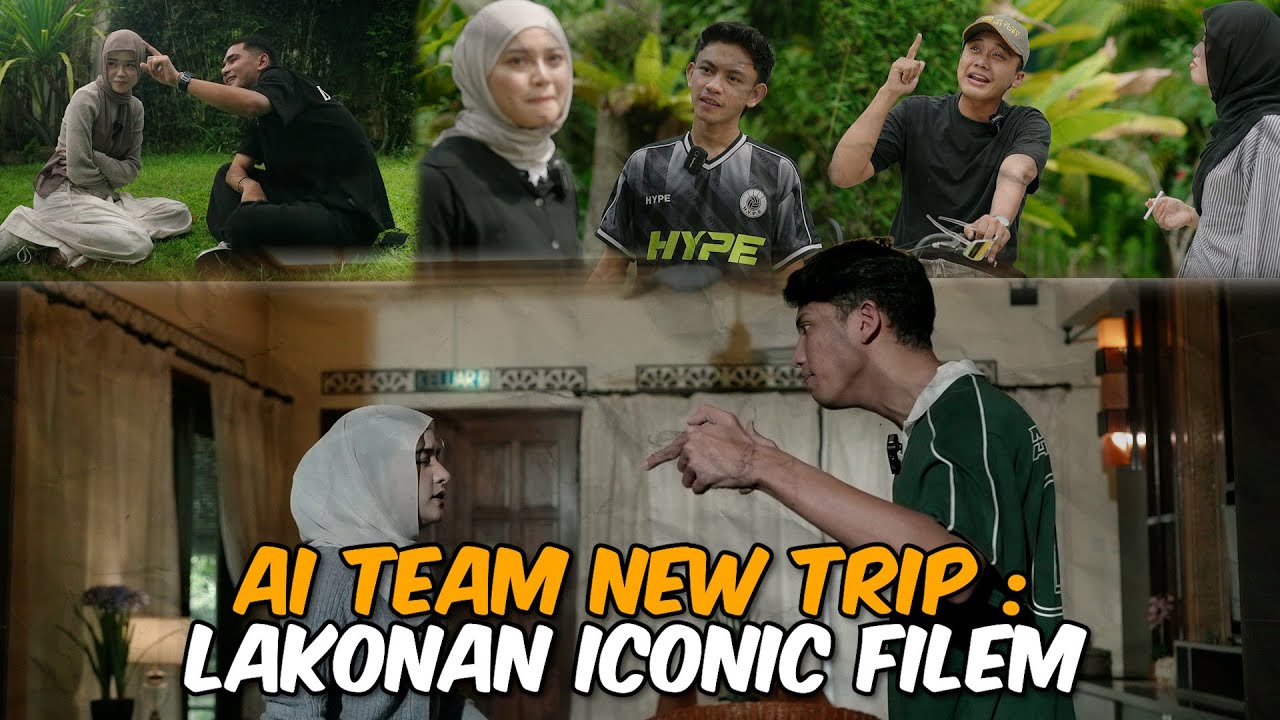 TIRU LAKONAN FILEM MALAYSIA AI TEAM !!! KEKASYER DIDAPATI BERPELUK…