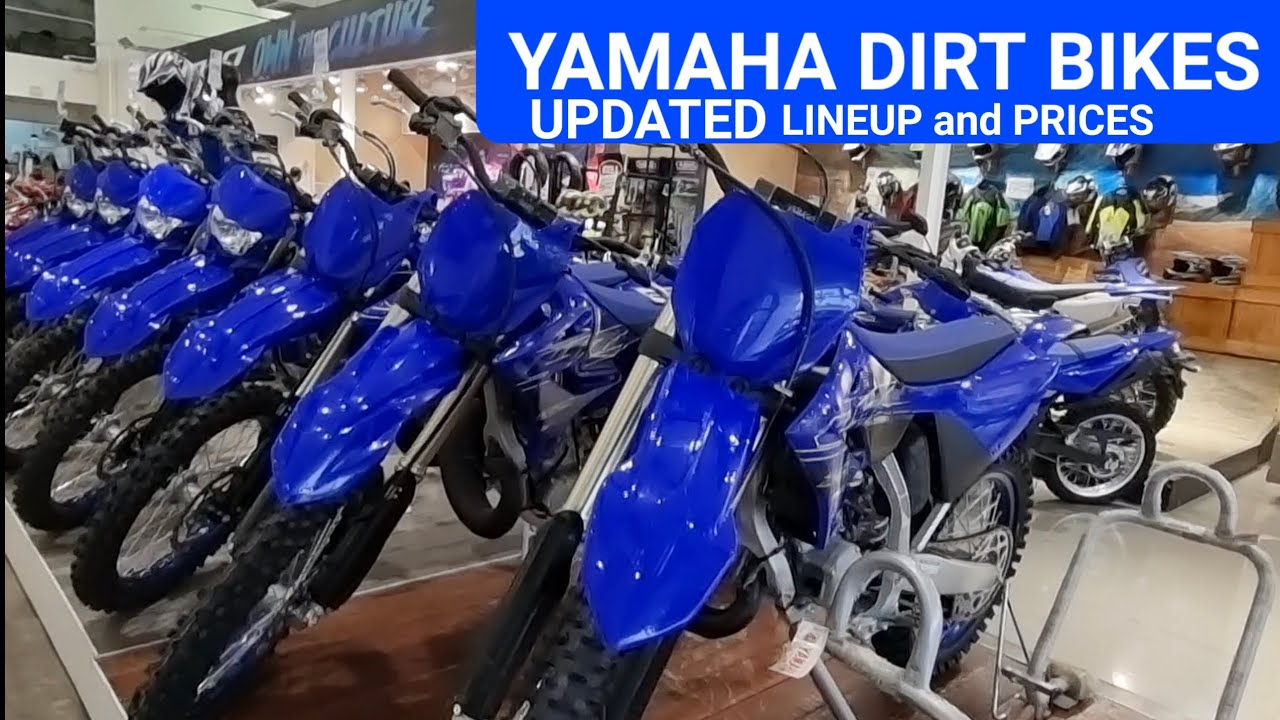 UPDATED YAMAHA DIRT BIKES LINEUP and PRICES YouTube