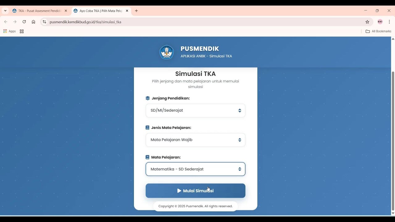 📊 Pembahasan Simulasi Soal TKA SD 2025 Matematika HOTS + Pembahasan Lengkap