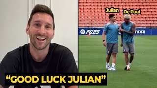 MESSI and De Paul reactions to Julian Alvarez's move to Atletico Madrid | Football News Today