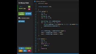 B - Binary Path || Codeforces Round 930 (Div. 2)|| c++