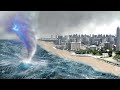 Tornado Hits The Beach - Vr 360° Experience
