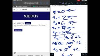 Information Recursive Sequences - Not Arithmetic nor Geometric - FishMath.com Guide