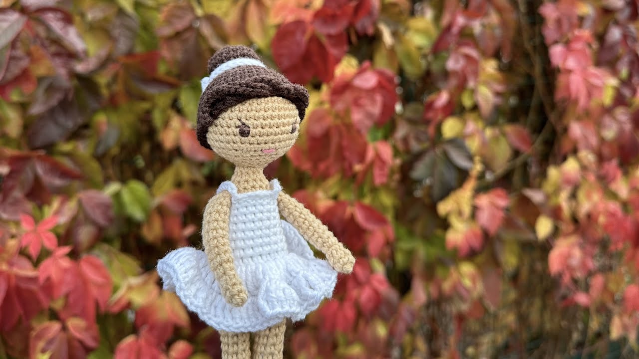 tutorial: crochet BALLERINA, part 3 (shoes, dress)