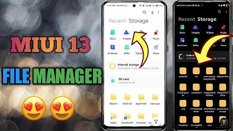 Official – MIUI 13 File Manager First Look 😎😎 || New Animations New UI & More 😍😍 || How to Install 🤔