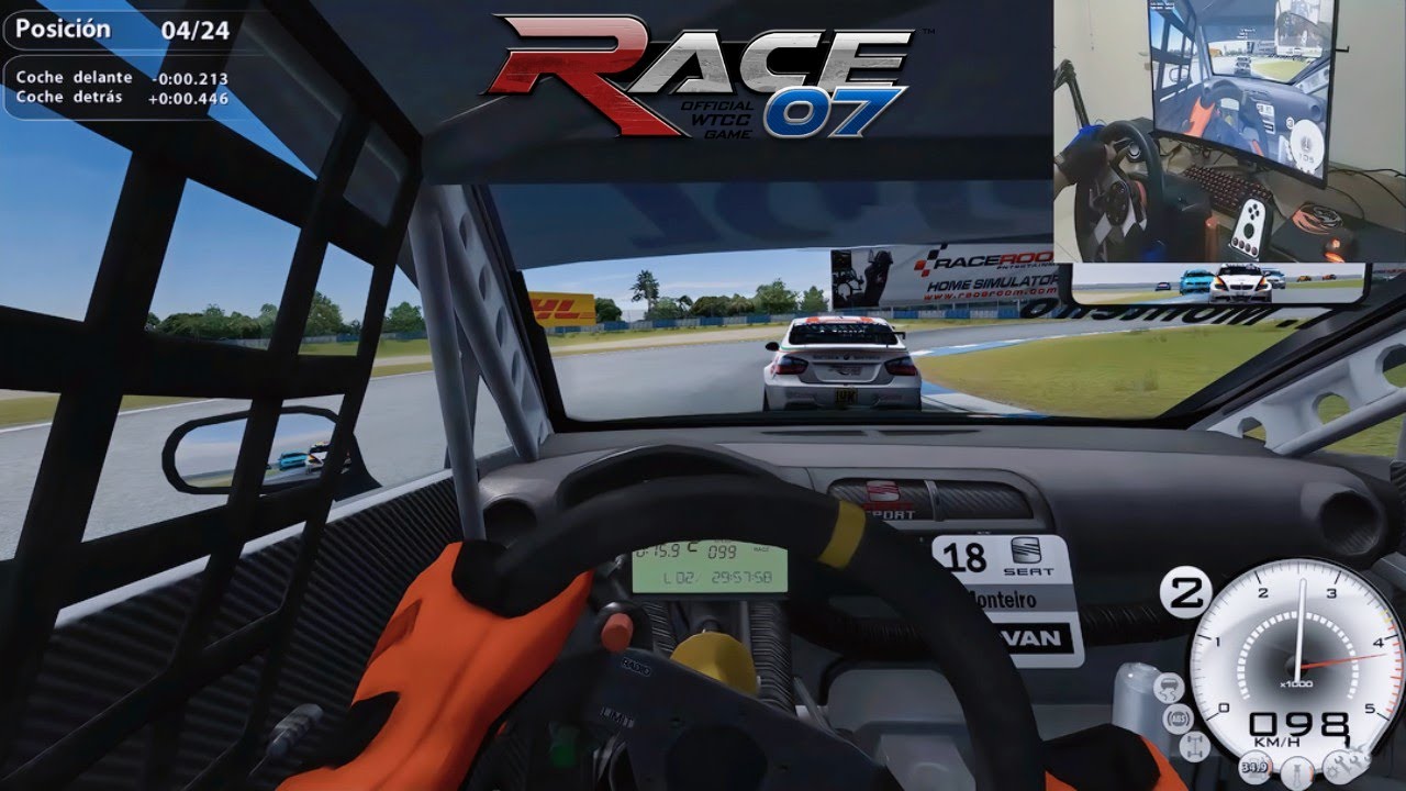 RACE 07 - Simulador das antigas para pc fraco /  Resgatando Jogos / Gameplay ultra 2.5k / ptbr