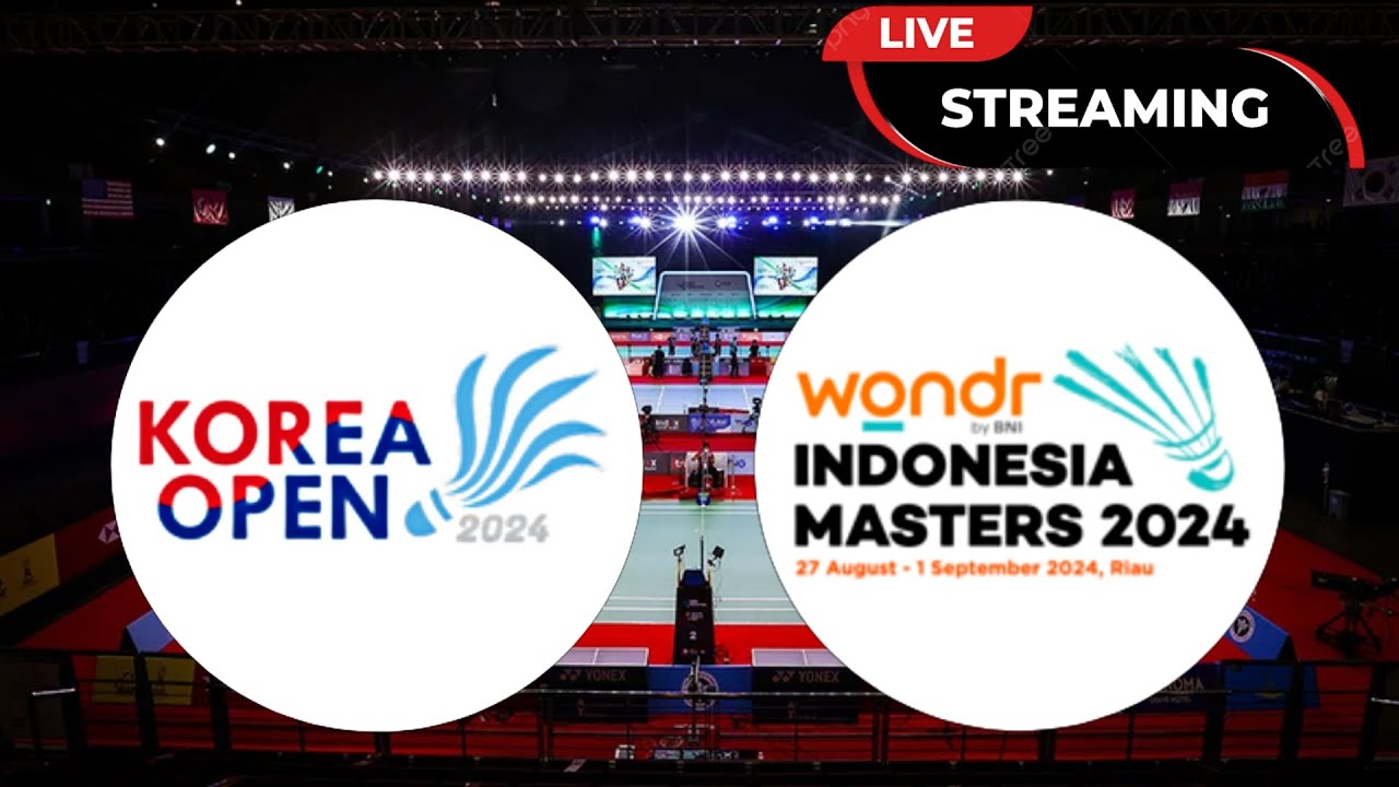 LIVE. DAY1 INDONESIA MASTERS & KOREA OPEN 2024 LIVE COMENTARI & SCORE