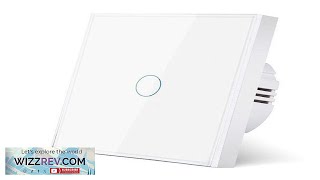 UBARO 1 Gang 86 Type Smart Wall Touch Switch Tempered Glass Panel