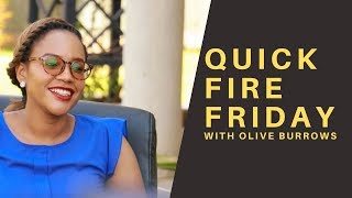 Quickfire Friday: The other side of NTV's Olive Burrows