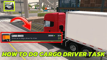 How to do cargo driver task in CAR PARKING MULTIPLAYER 1 🚒🔥