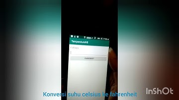 Web service Temperature converter di android