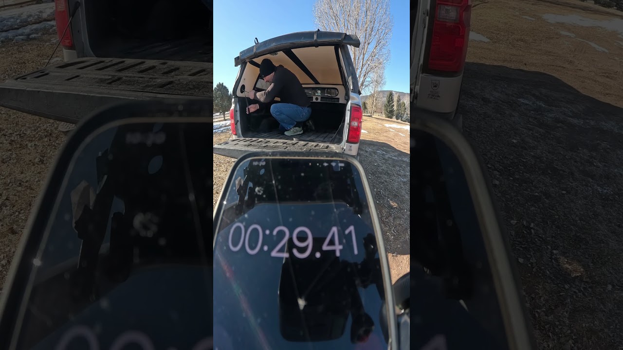 How quickly can an Air-Topper be removed all by yourself? 45 sec. 