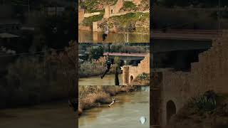 Students #Zipline Over the Tagus River in Toledo, #Spain 🇪🇸
