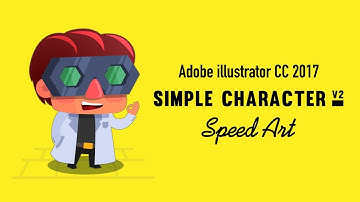 Simple 2D Game character v2 | Speed Art | Adobe illustrator tutorial
