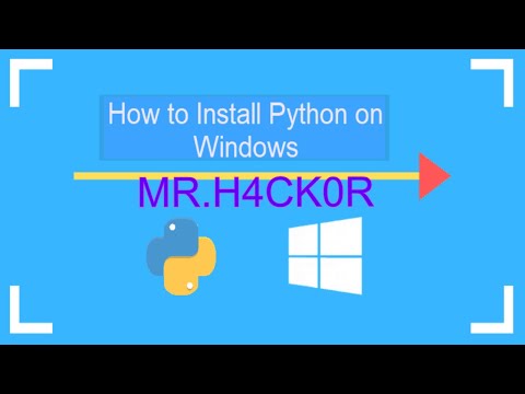 How to install python and run a .py file | Easy | MR.H4CK0R