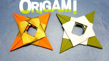 Origami Ninja Star | Cách Gấp Phi Tiêu Hình Ngôi Sao Ninja |  SkyOrigami TV